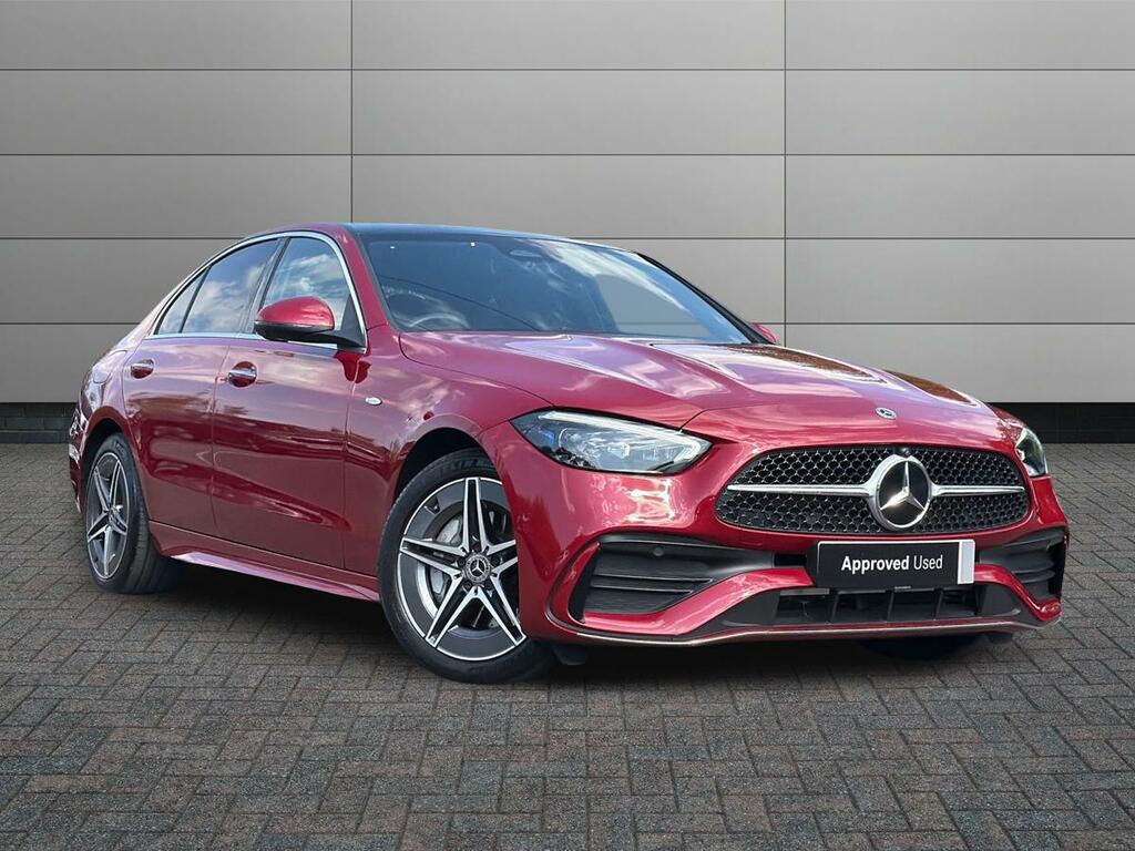 Mercedes-Benz C Class 2.0 C300e 25.4Kwh Amg Line Premium G-tronic Eur Red