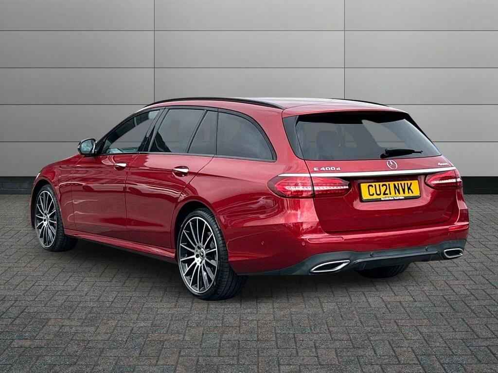 Mercedes-Benz E Class E 400 D 4Matic Amg Line Night Edition Es Red #2