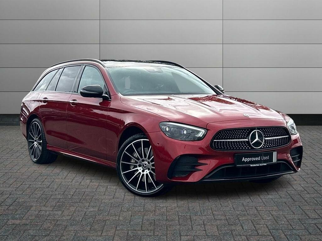 Mercedes-Benz E Class E 400 D 4Matic Amg Line Night Edition Es Red