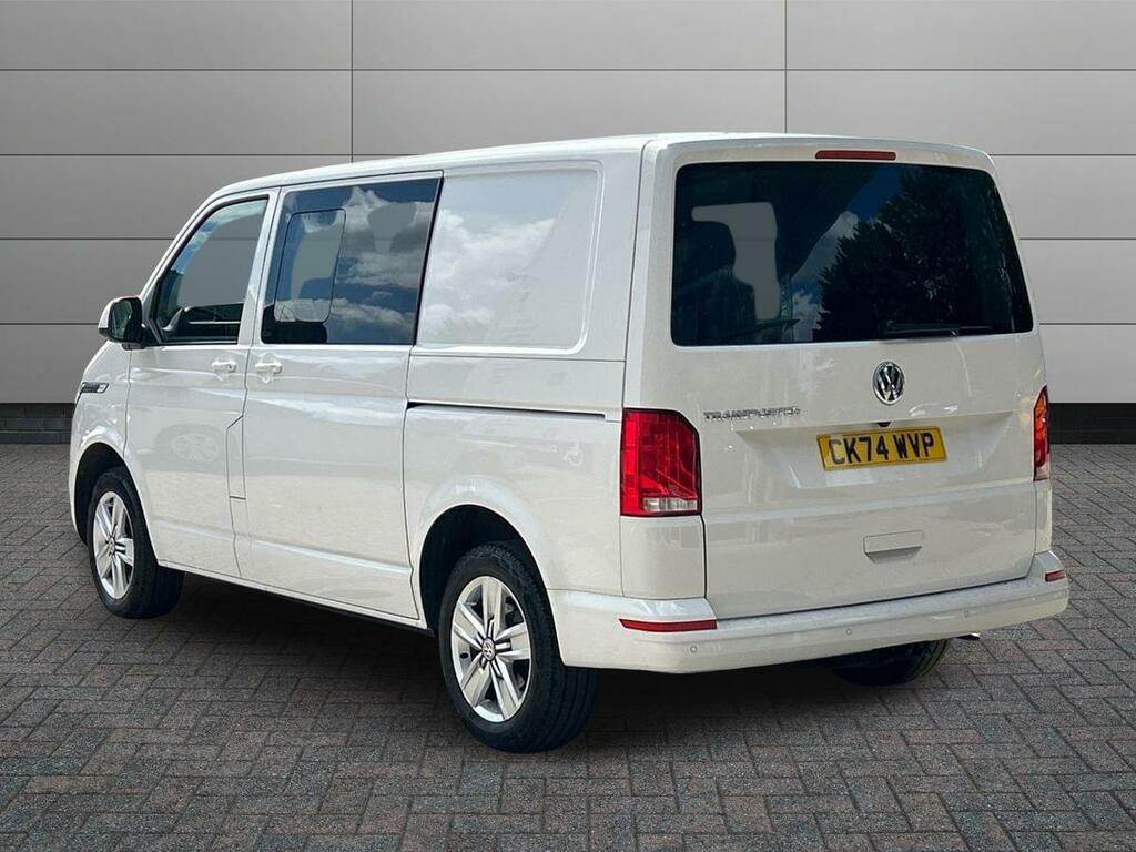 Volkswagen Transporter 2.0 Tdi T32 Highline Kombi Double Cab D White #2
