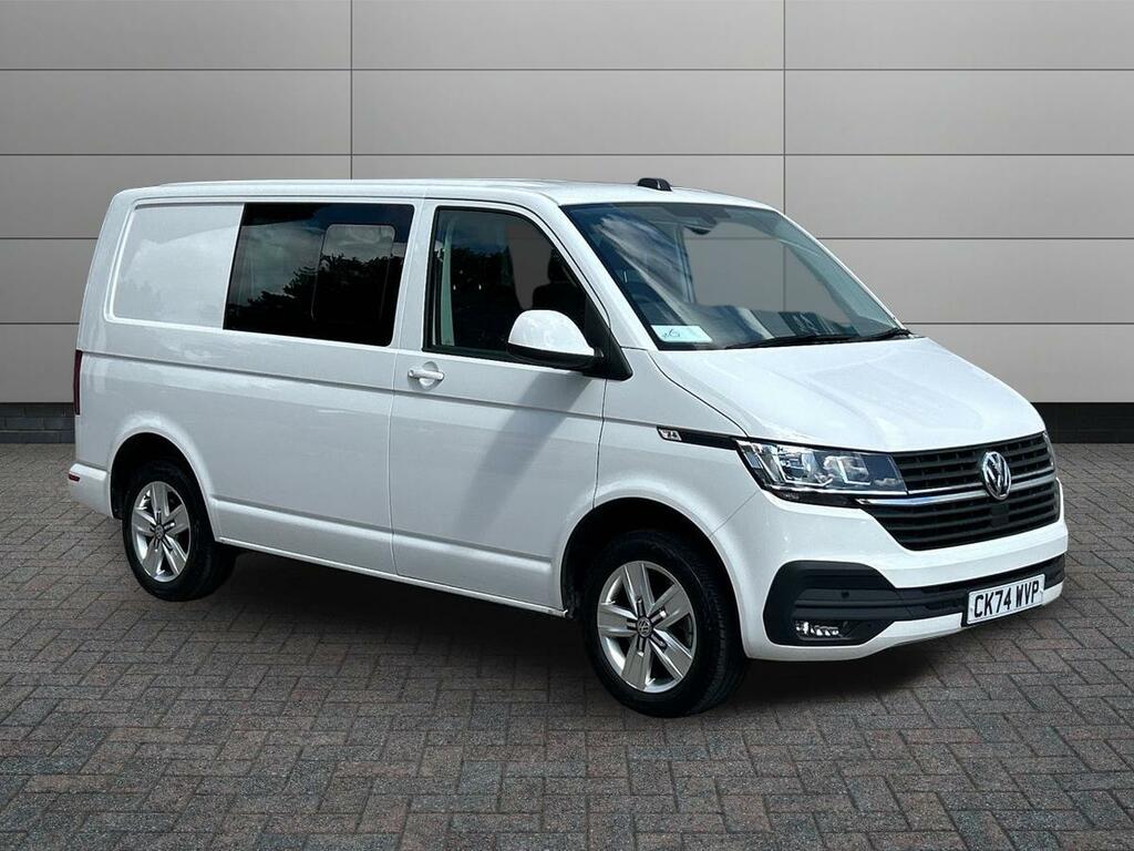 Volkswagen Transporter 2.0 Tdi T32 Highline Kombi Double Cab D White