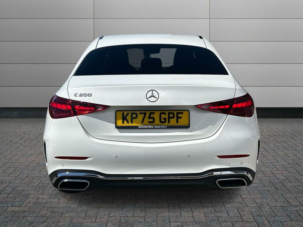 Mercedes-Benz C Class 1.5 C200h Mhev Amg Line G-tronic Euro 6 Ss White #6
