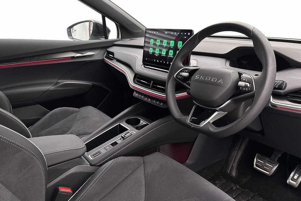 Skoda Elroq 82Kwh 85 Sportline White #6