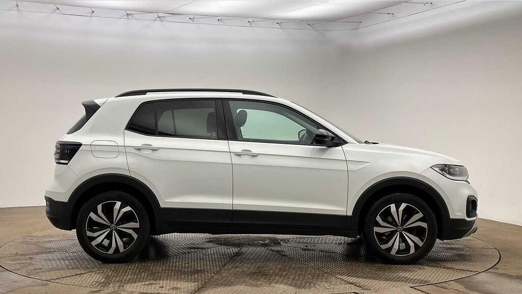Volkswagen T-Cross 1.0 Tsi Black Edition Volkswagen Warranty White #4