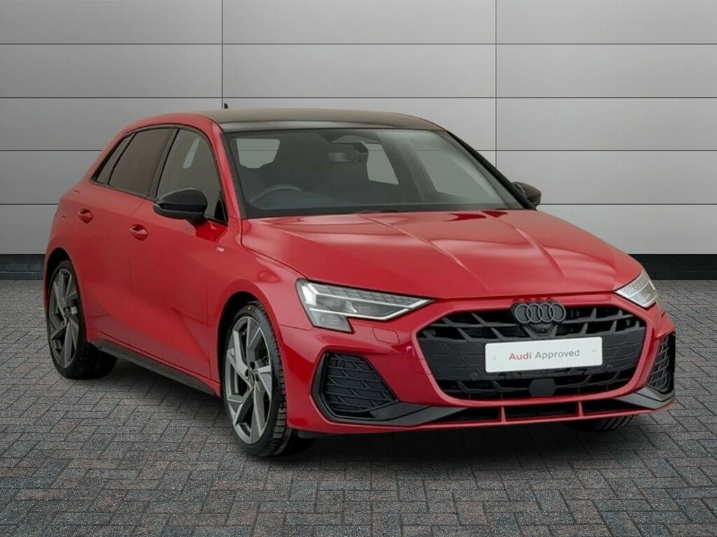 Audi A3 1.5 Tfsi Black Edition Sportback S Tronic Euro 6 Red