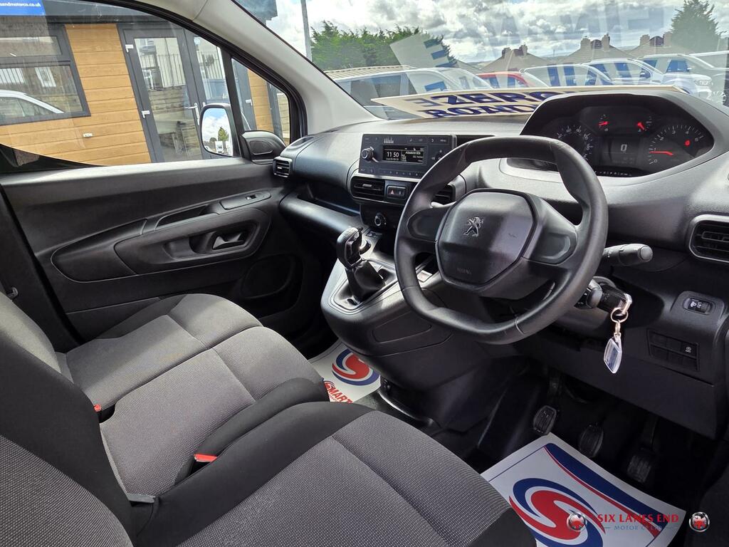 Peugeot Partner 1000 1.5 Bluehdi 100 Professional Van White #15