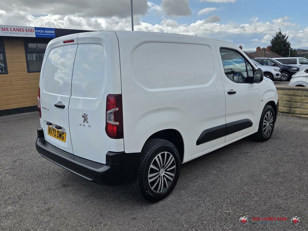 Peugeot Partner 1000 1.5 Bluehdi 100 Professional Van White #13