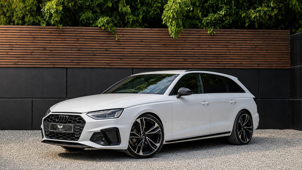 Audi A4 Avant 2021 2.0 Tfsi 35 Black Edition Estate M AV71EUM White