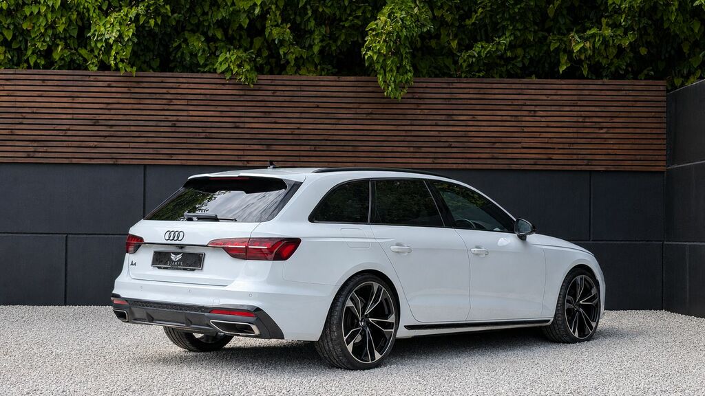 Audi A4 Avant 2021 2.0 Tfsi 35 Black Edition Estate M AV71EUM White #6