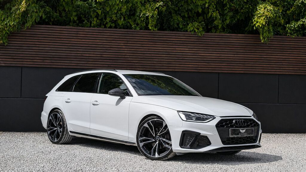 Audi A4 Avant 2021 2.0 Tfsi 35 Black Edition Estate M AV71EUM White #3