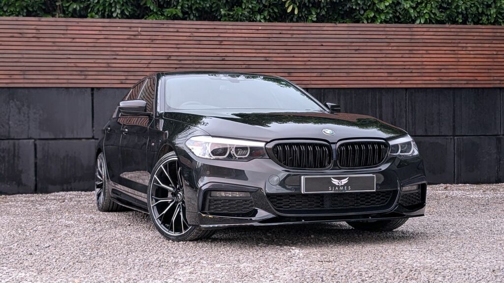 BMW 5 Series 2018 3.0 530D M Sport Saloon Xdriv Black #3