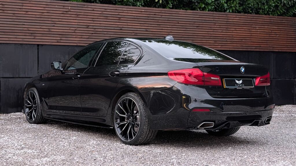 BMW 5 Series 530E M Sport White #9