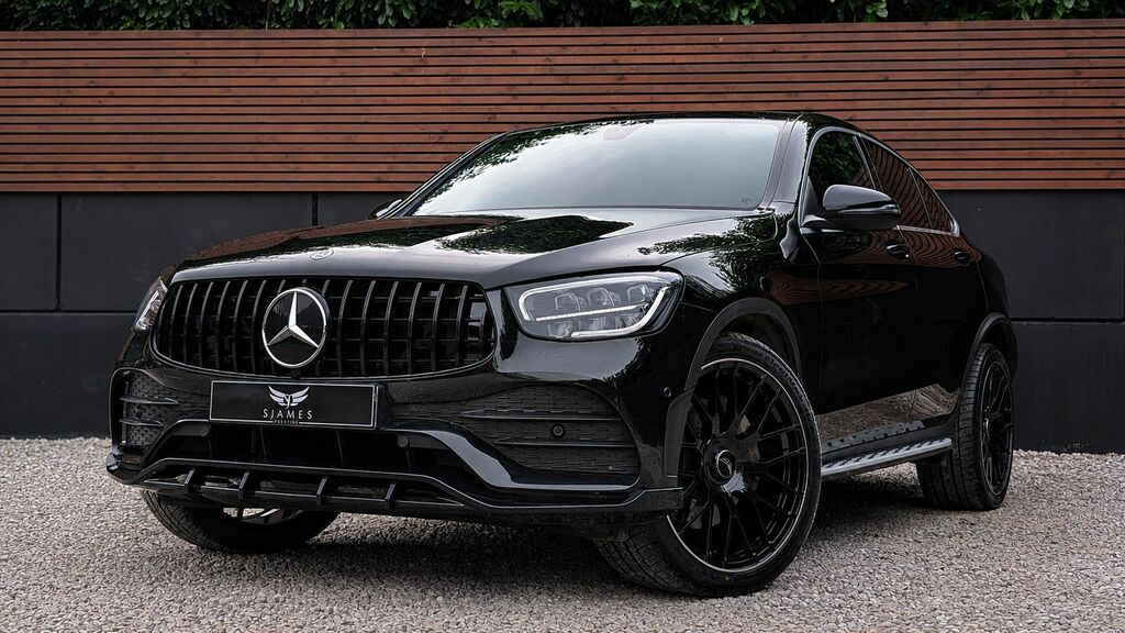 Mercedes-Benz GLC Class 2020 2.0 Glc220d Amg Line Coupe G-troni Black #2