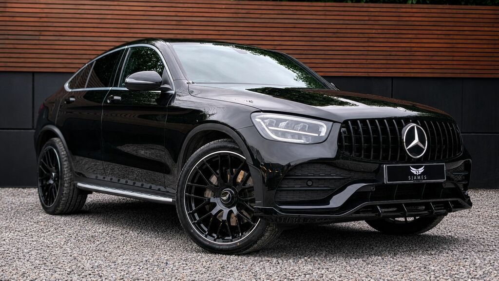 Mercedes-Benz GLC Class 2020 2.0 Glc220d Amg Line Coupe G-troni Black #4