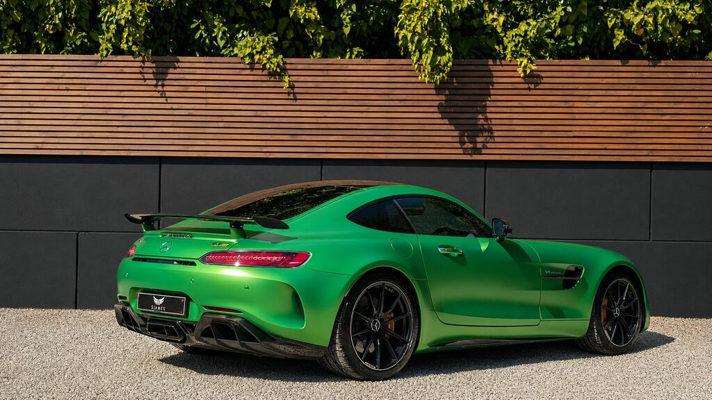 Mercedes-Benz AMG GT 2018 4.0 V8 Biturbo Gt-r Premium Coupe Petro Green #4