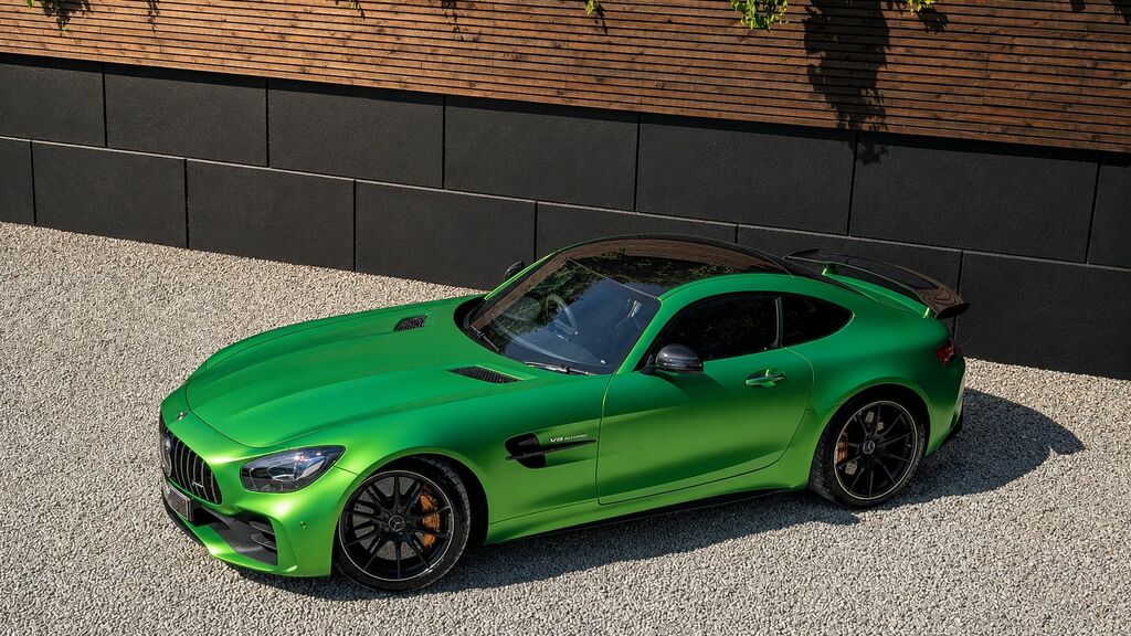 Mercedes-Benz AMG GT 2018 4.0 V8 Biturbo Gt-r Premium Coupe Petro Green #2