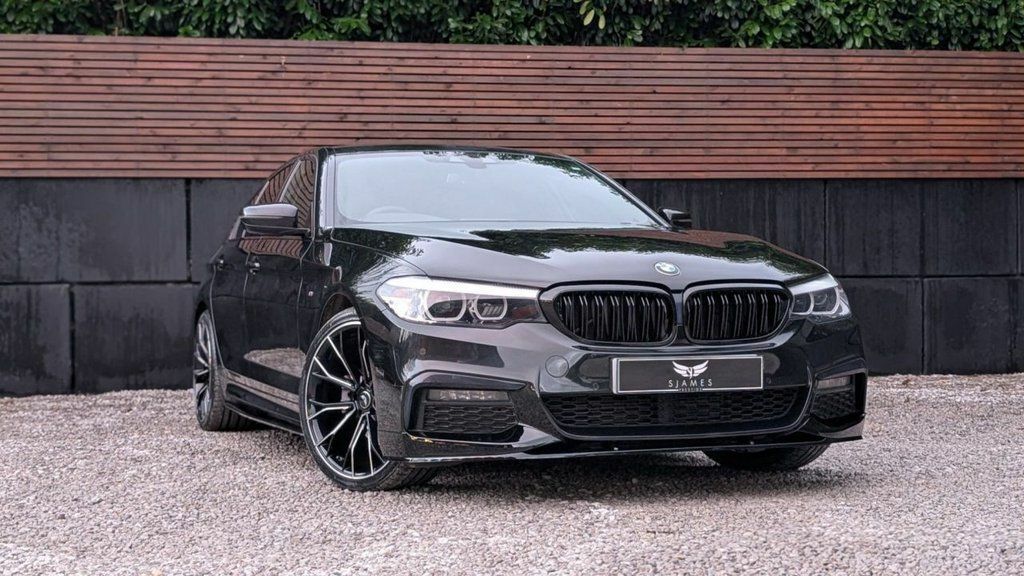 BMW 5 Series 2019 2.0 520I Gpf M Sport Saloon E Black #4