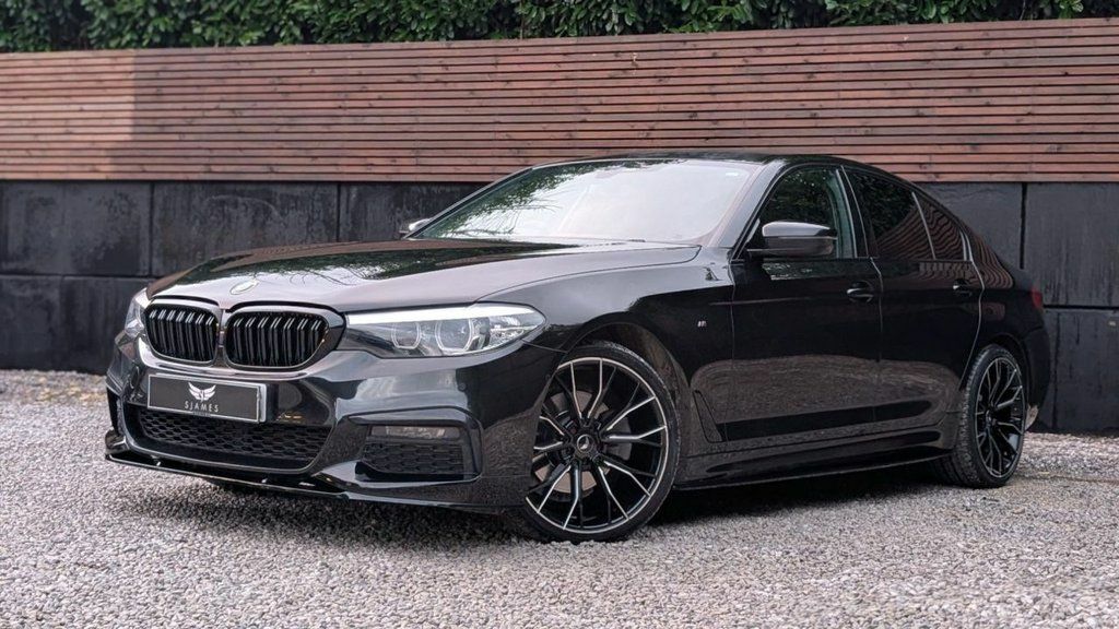 BMW 5 Series 2019 2.0 520I Gpf M Sport Saloon E Black #3