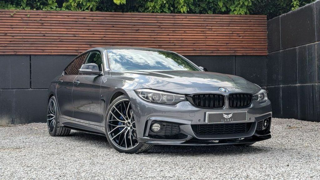 BMW 4 Series Gran Coupe 2019 2.0 420D M Sport Hatchback Xd Grey #3