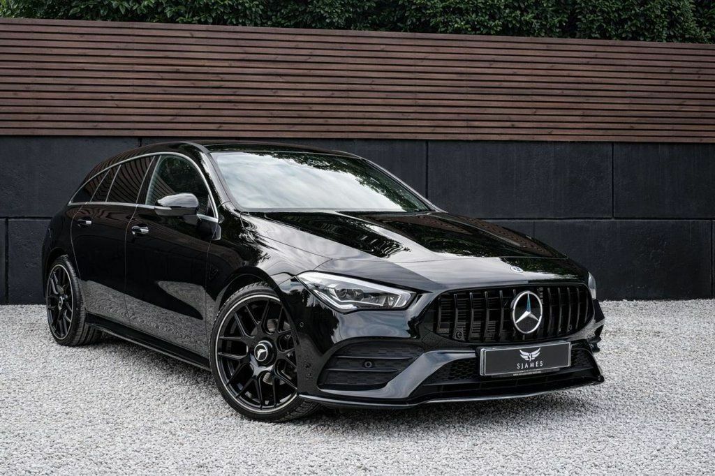Mercedes-Benz CLA Class 2022 1.3 Cla250e 15.6Kwh Amg Line Premium Plus S Black #4