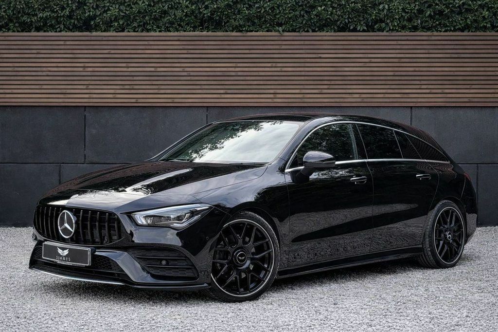 Mercedes-Benz CLA Class 2022 1.3 Cla250e 15.6Kwh Amg Line Premium Plus S Black #2