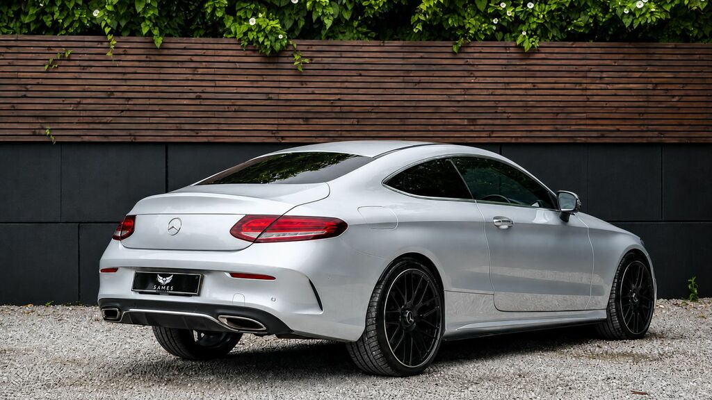 Mercedes-Benz C Class 2018 1.5 C200 Mhev Amg Line Coupe G-tro Silver #6