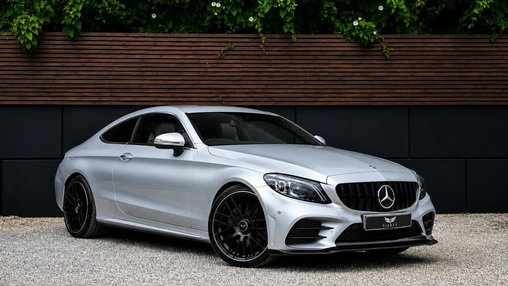 Mercedes-Benz C Class 2018 1.5 C200 Mhev Amg Line Coupe G-tro Silver #3