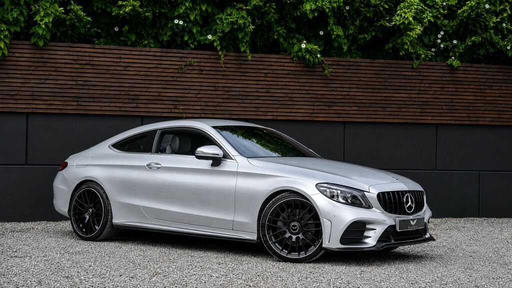 Mercedes-Benz C Class 2018 1.5 C200 Mhev Amg Line Coupe G-tro Silver #4