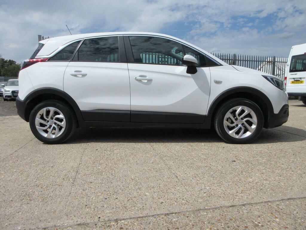 Vauxhall Crossland X 1.2 Turbo Business Edition Nav Euro 6 S S NU70WXC White #4