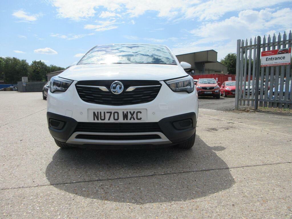 Vauxhall Crossland X 1.2 Turbo Business Edition Nav Euro 6 S S NU70WXC White #2