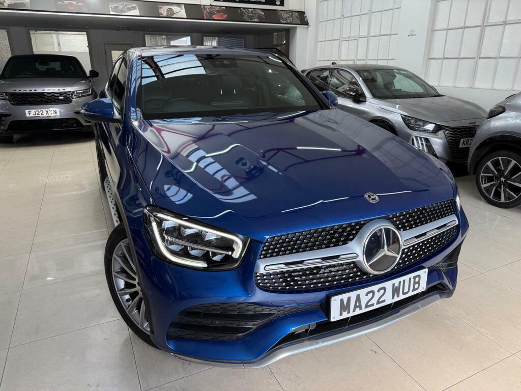 Mercedes-Benz GLC Class 2.0 Glc300h Mhev Amg Line Premium Coupe G-tronic Blue
