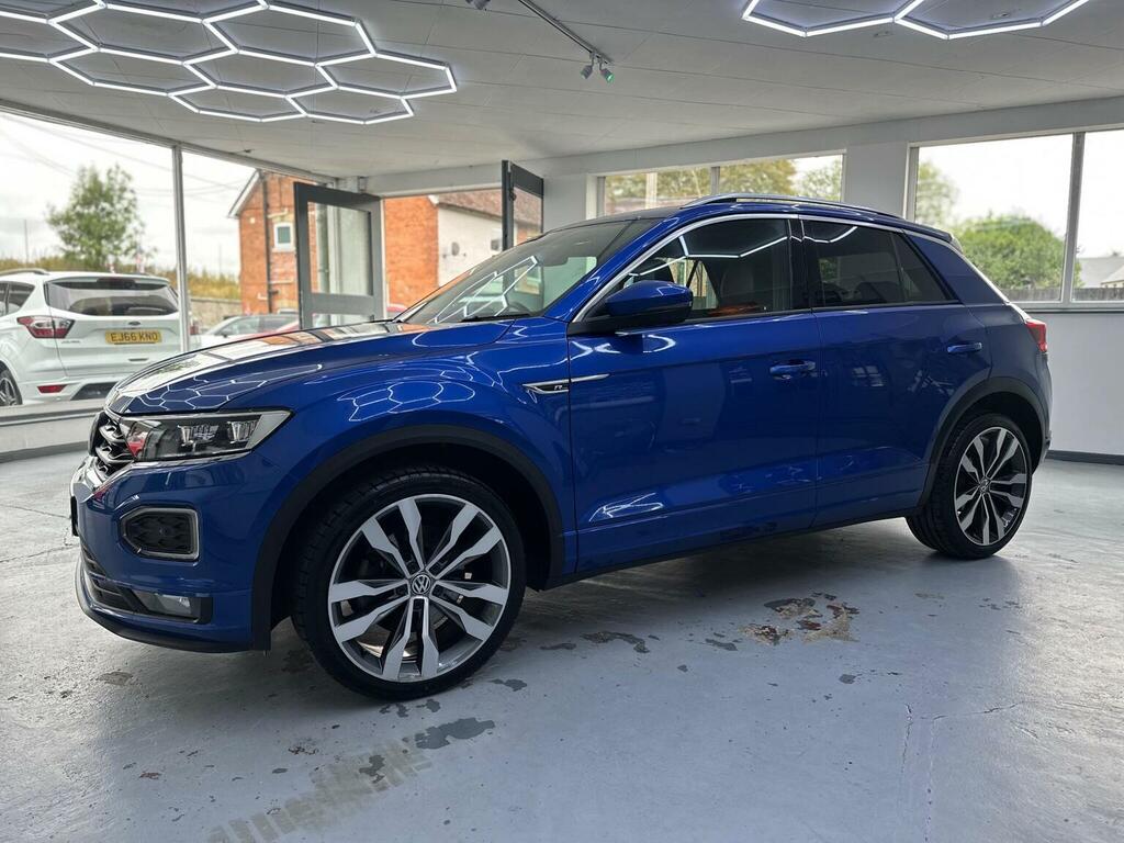 Volkswagen T-Roc Suv 1.5 Tsi Evo R-line Dsg Euro 6 Ss 2020 WU70LYR Blue #2