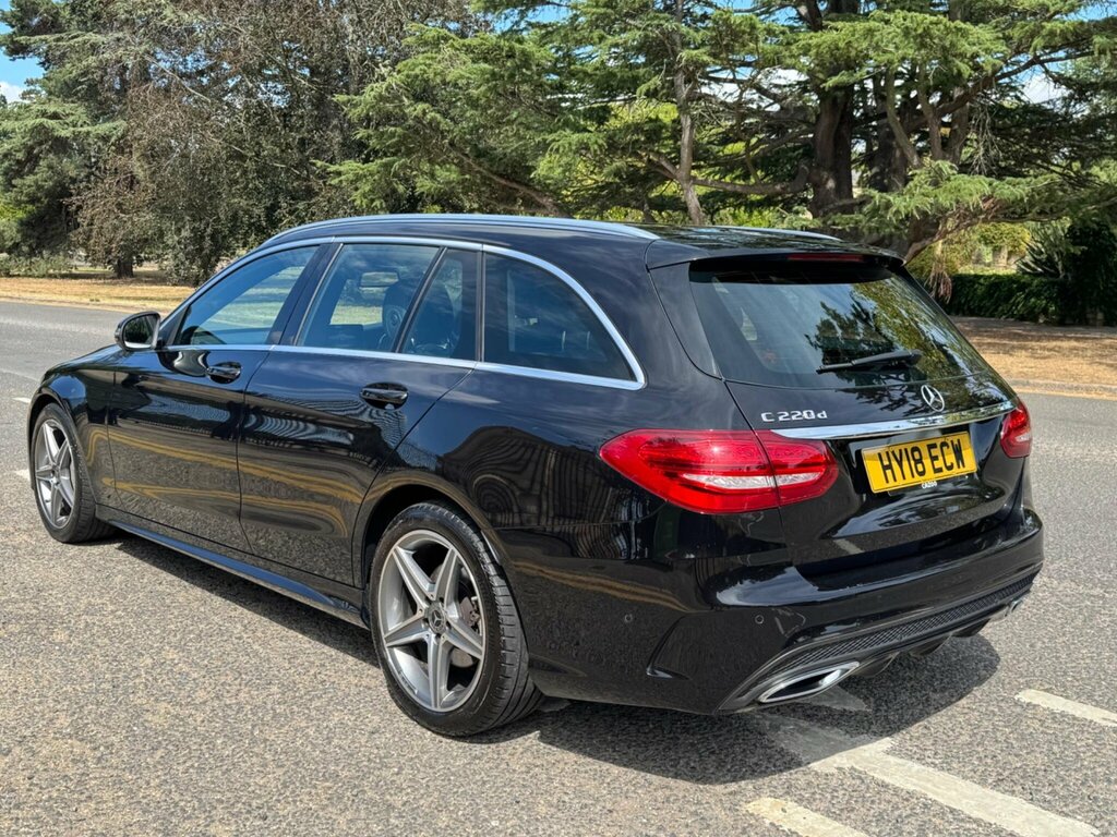 Mercedes-Benz C Class 2.1 C220d Amg Line G-tronic Euro 6 Ss Black #5