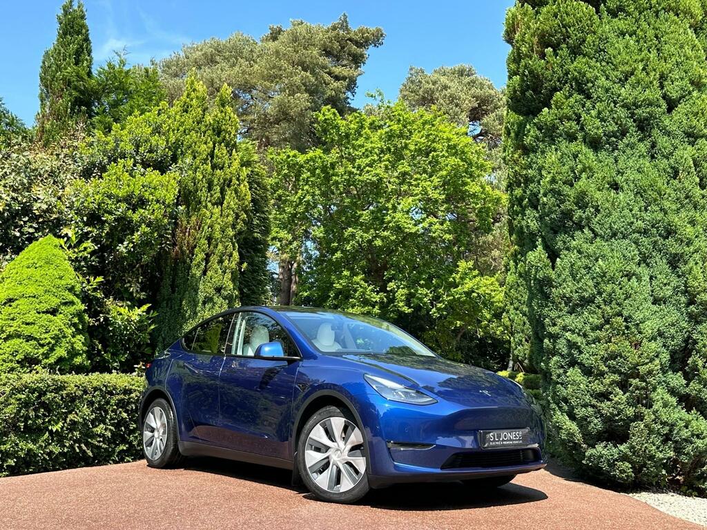 Tesla Model Y Long Range 19In Gemini Wheels Enhanced H Blue