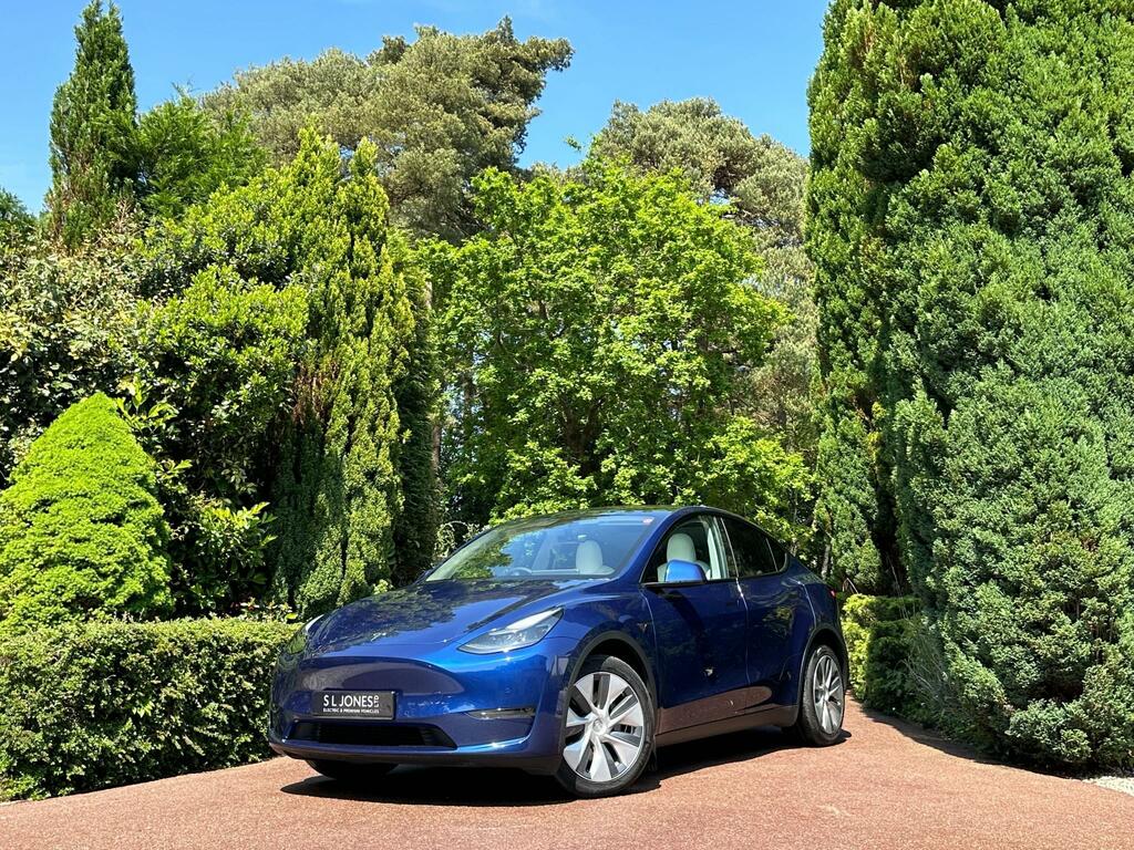Tesla Model Y Long Range 19In Gemini Wheels Enhanced H Blue #3