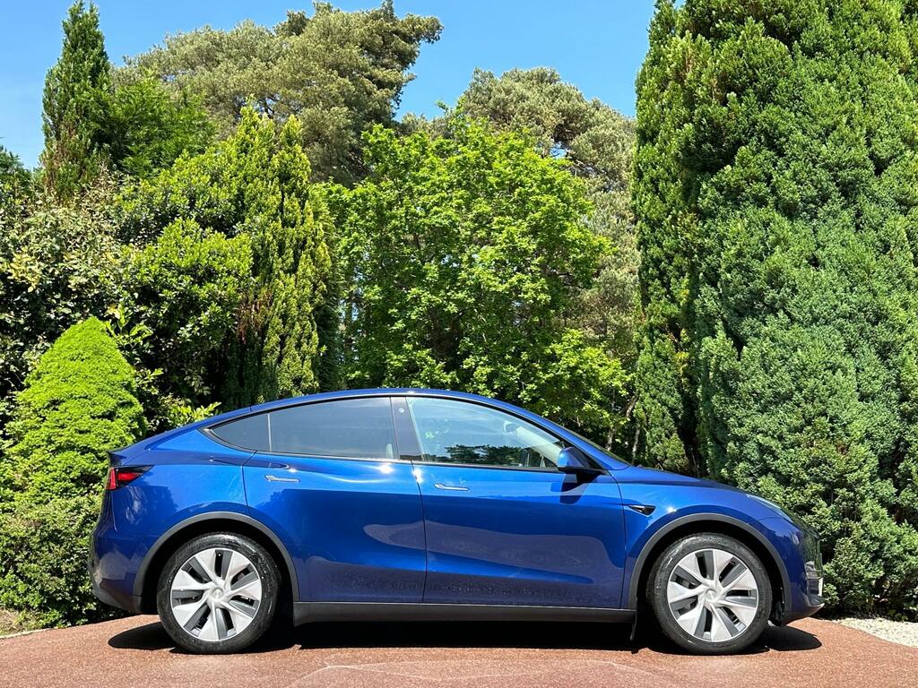 Tesla Model Y Long Range 19In Gemini Wheels Enhanced H Blue #5