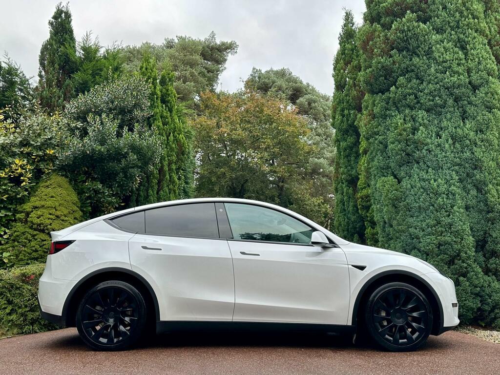 Tesla Model Y Long Range 20In Induction Wheels Premium White #5