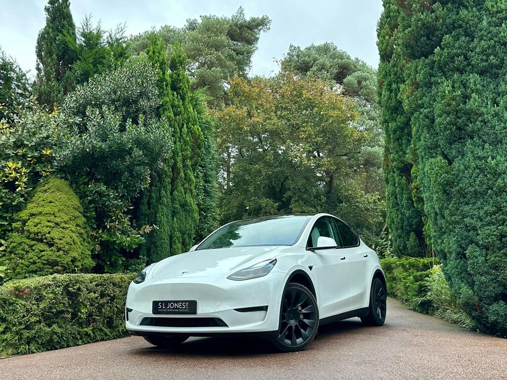Tesla Model Y Long Range 20In Induction Wheels Premium White #3