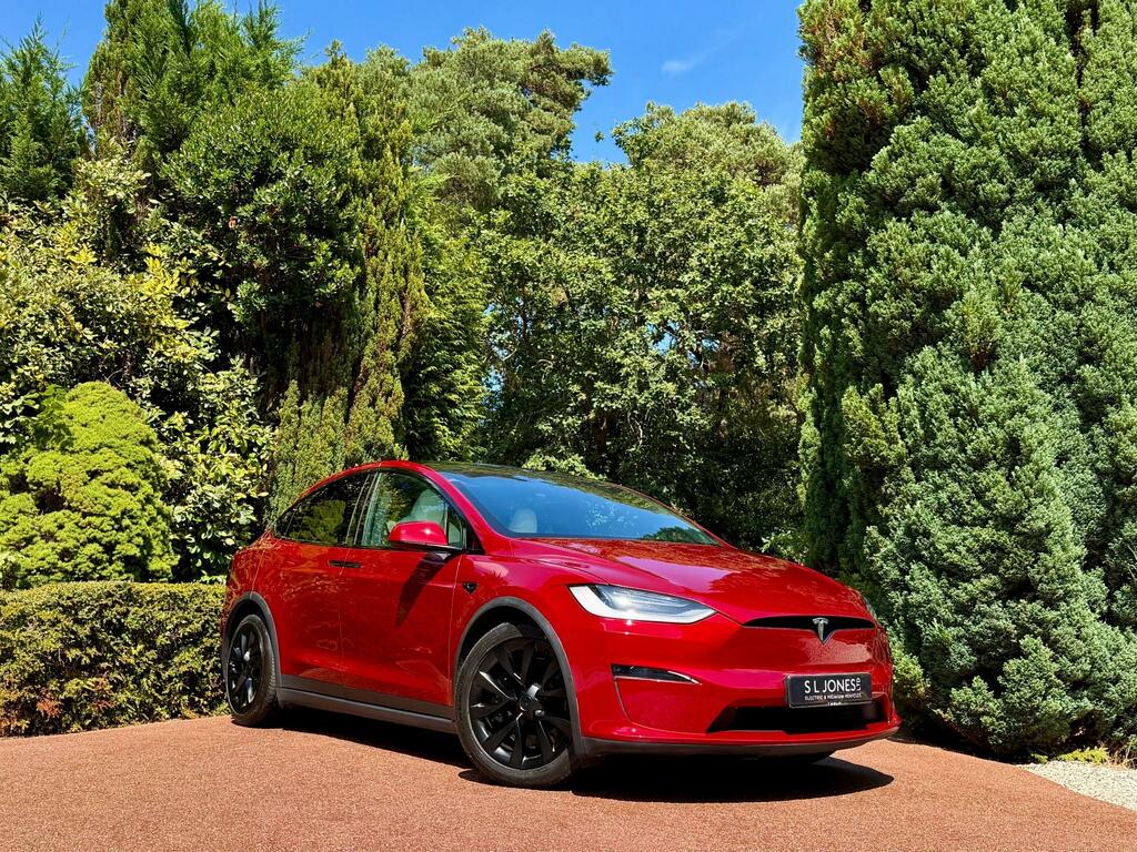 Tesla Model X Long Range Ryzen Chip With Grok Ai Assis Red #2