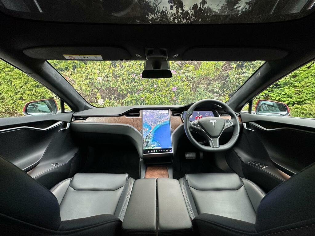 Tesla Model S Long Range Plus Enhanced Adaptive Air Su Red #5