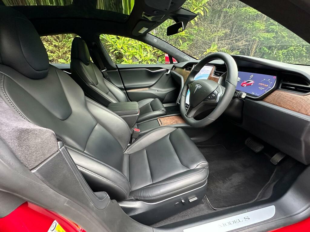 Tesla Model S Long Range Plus Enhanced Adaptive Air Su Red #4