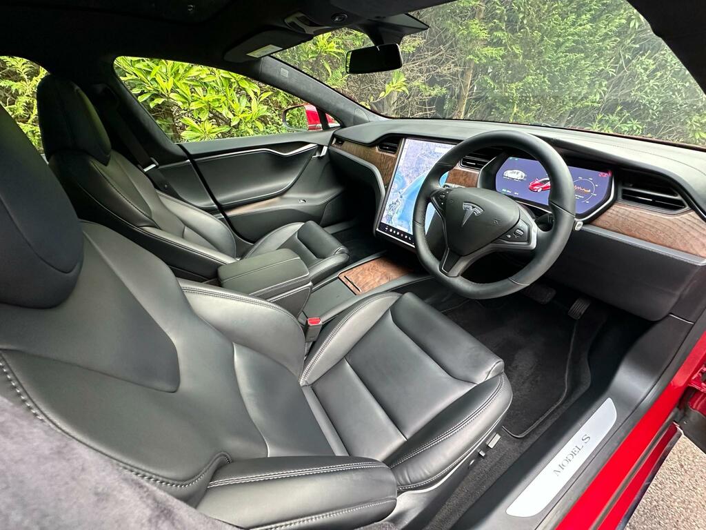 Tesla Model S Long Range Plus Enhanced Adaptive Air Su Red #2