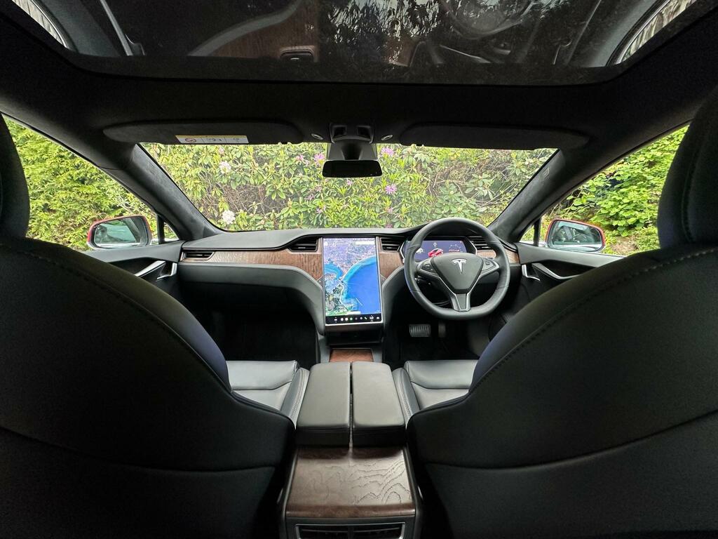 Tesla Model S Long Range Plus Enhanced Adaptive Air Su Red #3