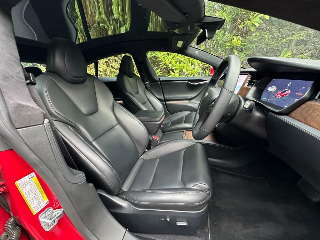 Tesla Model S Long Range Plus Enhanced Adaptive Air Su Red #6