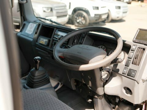 Isuzu N35 Green Chassis Cab White #14