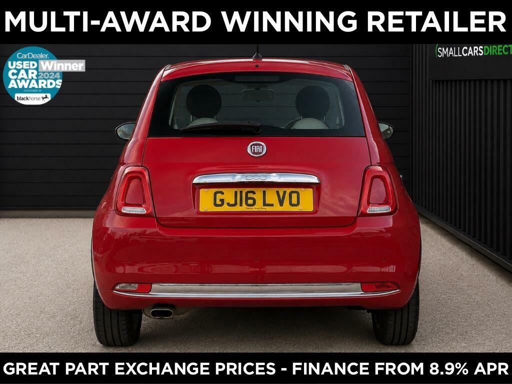 Fiat 500 500 Lounge Red #3