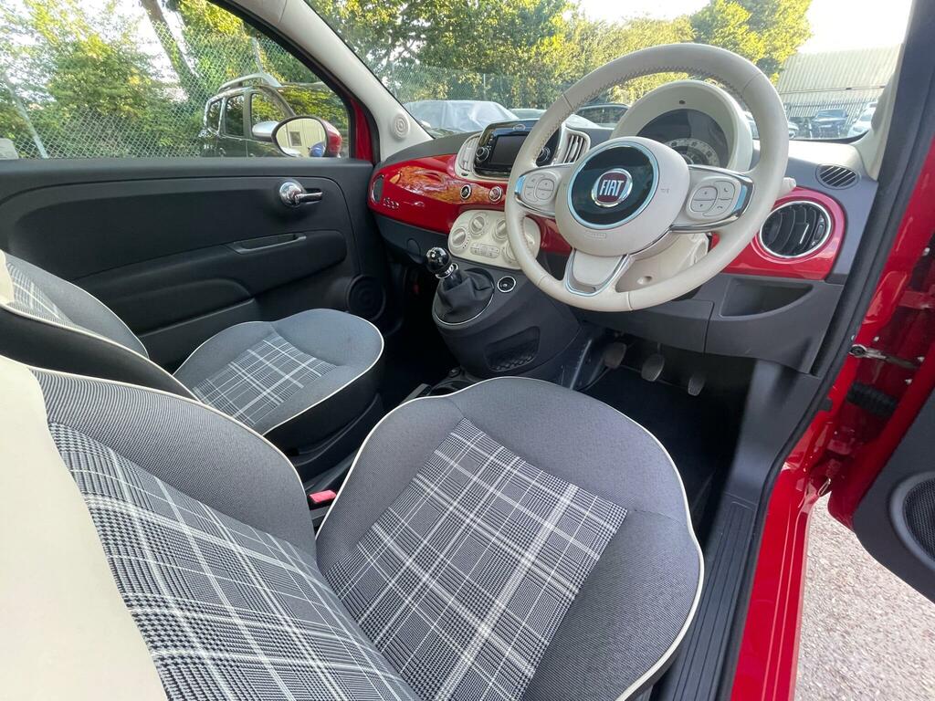 Fiat 500 500 Lounge Red #2