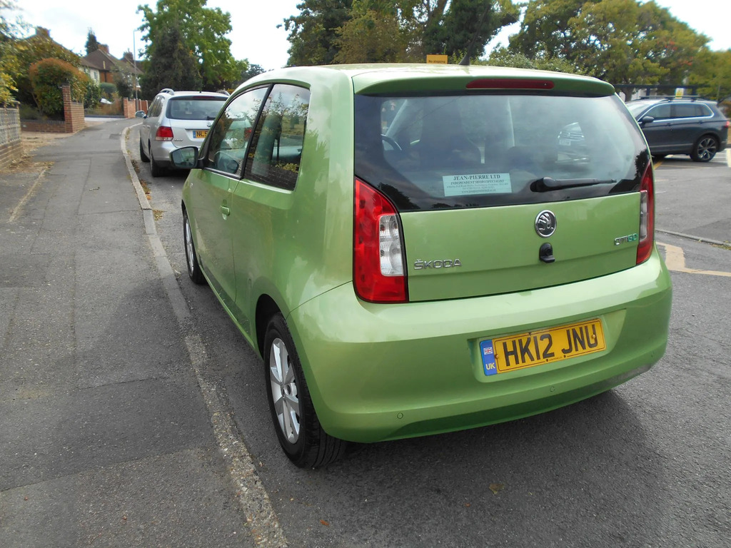 Skoda Citigo 1.0 Mpi Greentech Elegance Hatchback Ma HK12JNU Green #4