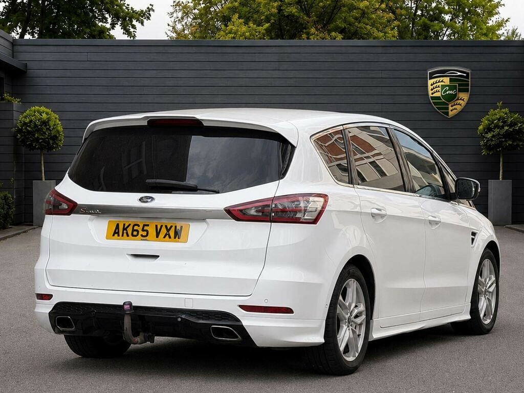 Ford S-Max Mpv 2.0 Tdci Titanium Sport Powershift Euro 6 Ss AK65VXW White #4