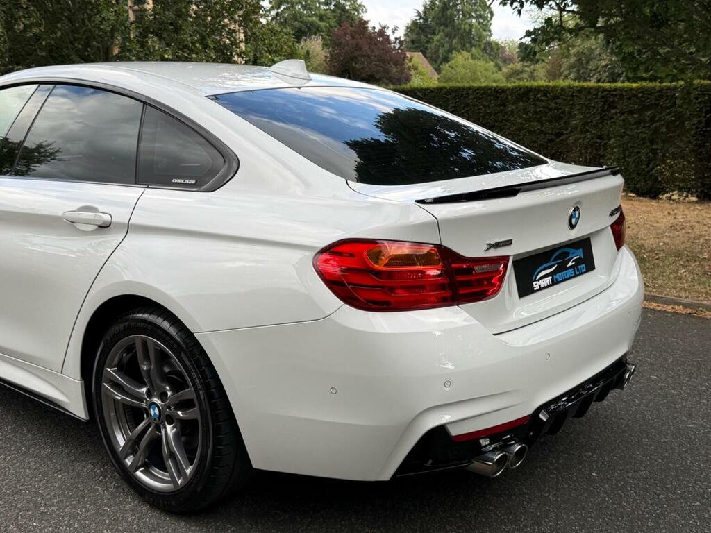 BMW 4 Series Gran Coupe 2.0 420I M Sport Xdrive Euro 6 Ss White #6